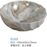 實色釉藝術盆