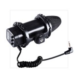 双声道摄像机单反相机麦克风采访话筒专业立体声