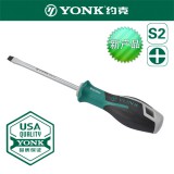 约克合金钢三色柄一字螺丝批