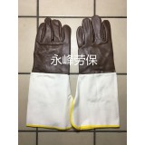 帆布袖电焊手套（半皮）