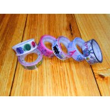 彩色卡通装饰胶带 手工DIY礼物装饰贴 防水小清新可爱大胶带