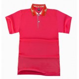 花领多色广告衫