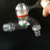 PC塑料防爆防摔透明洗衣机龙头16自来水管龙头专利产品