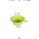 厂家直销 47cm加深塑料盆 广告赠品盆 loge定制