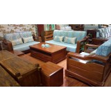 金富瑞实木沙发