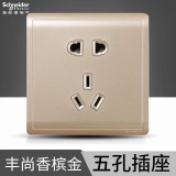 施耐德丰尚五孔（金）