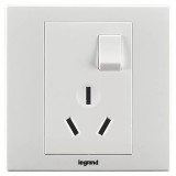 罗格朗美淳/美涵一开16A三孔