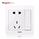 罗格朗逸典白一开五孔