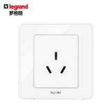 罗格朗圆冰莹白16A三孔