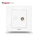 罗格朗圆冰莹白电视电脑