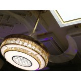 双层水晶/隐形风扇灯/42寸