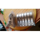 无磁不锈钢六个装大被夹子