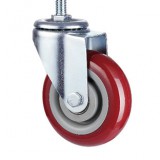 中型丝杆活动双刹双轴PP轮