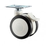 平底活动刹车医疗脚轮