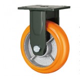 重型固定双轴铁芯PU轮