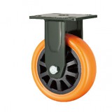 重型固定双轴塑芯PU轮