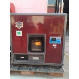 智能颗粒采暖炉，自动生火，自动控温，可带暖气片