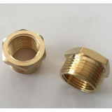 全铜加厚变径补芯接头4分6分1寸转换异径不锈钢