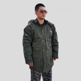 加绒加厚防风保暖外棉衣