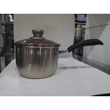 复合钢单柄奶锅