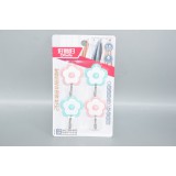 双色梅花粘钩AGW-4081