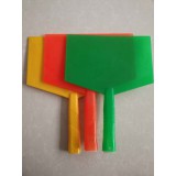 塑料托灰板塑料灰板中号塑料灰板小桔黄熊猫瓦工匠作工具沙抹子