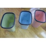 压边条纹卫生桶SSF-6027