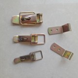 镀金色手扣，不锈钢鸭嘴扣，铁镀铬鸭嘴扣。