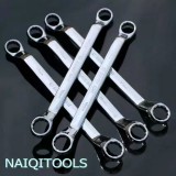 耐奇镜面双头梅花扳手