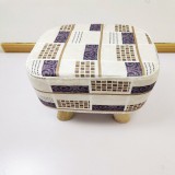 1018田园风格布艺换鞋凳