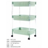 仿藤编水晶杆置物架