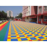 悬浮拼装运动地板