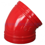 红色环氧树脂沟槽管件