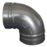 银色环氧树脂沟槽管件