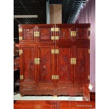 卧室系列刺猬紫檀顶箱柜