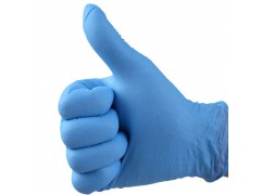 蓝色丁晴手套