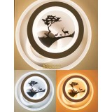 型号：222 （直径20厘米，咖色系列 双色）