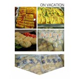 鲜肉百叶包、面筋塞肉