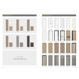 现代极简系列可选柜门、房门、及颜色