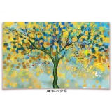 北欧几何浮雕花卉