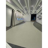 山东自贸区烟台片区展览中心塑胶地板效果图