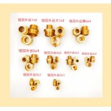 铜配件铜异径双外丝