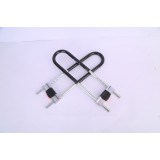 518玻璃门锁（铜芯+防尘塞 加粗款！）