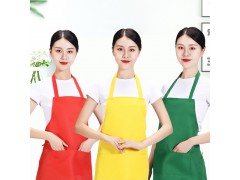 制服呢广告围裙