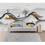 现代轻奢背景墙