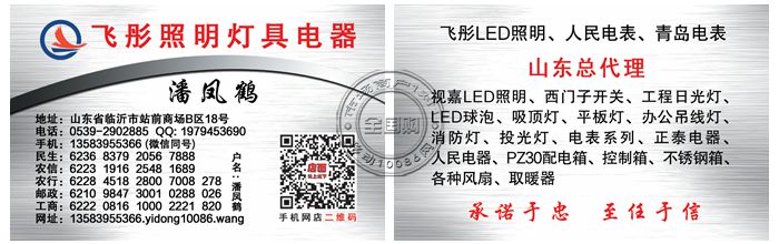 临沂美安居电器 飞彤LED照明