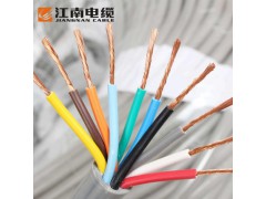江南电缆RVV2芯0.7511.52.546国标铜芯护套电线