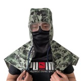 迷彩/牛仔防尘披肩帽