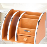 简约笔筒办公桌面收纳盒马克笔手绘笔笔桶文具商务造型