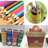 桶装36色48色原木彩笔